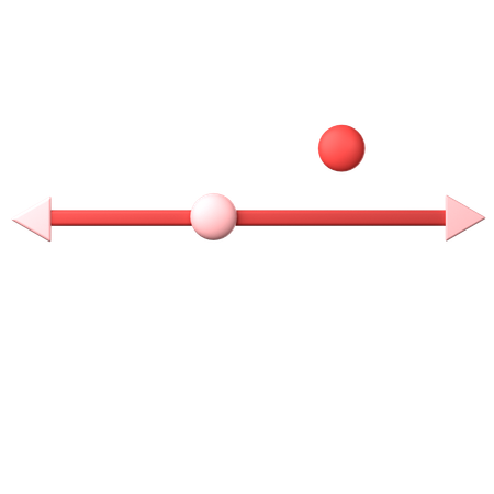 Relation entre les points et les lignes  3D Icon