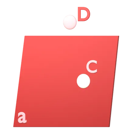 Relations entre points et plans  3D Icon