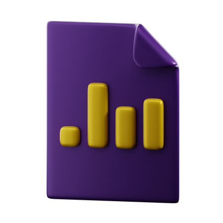 Relatórios de banco de dados  3D Icon