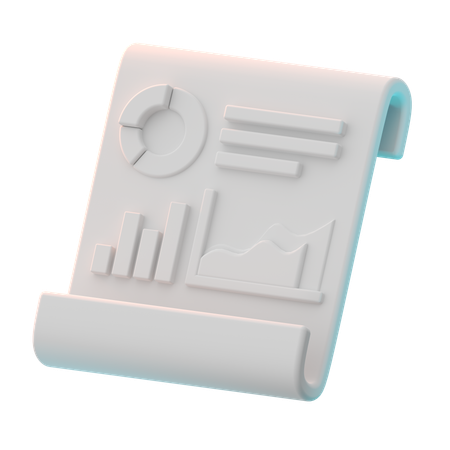 Relatório de dados  3D Icon