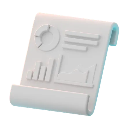 Relatório de dados  3D Icon