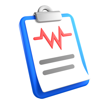 Relatório de ecg  3D Icon