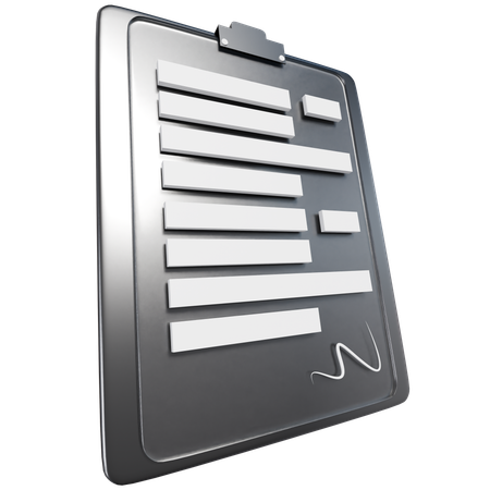 Relatório de negócios  3D Icon