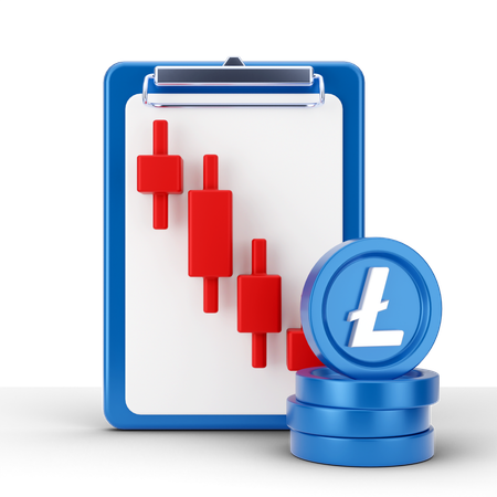 Relatório de perdas de linecoin  3D Icon