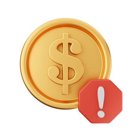 Relatório do dólar  3D Icon