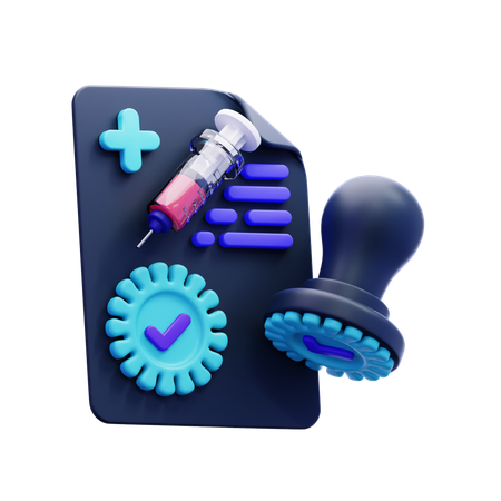 Relatório médico  3D Icon