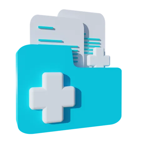 Relatório médico  3D Icon