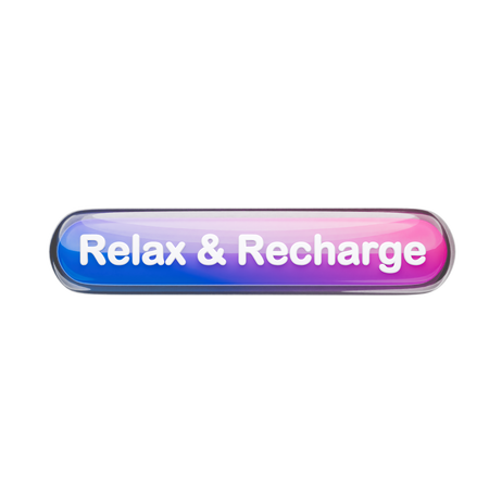 Relax And Recharge  3D Icon