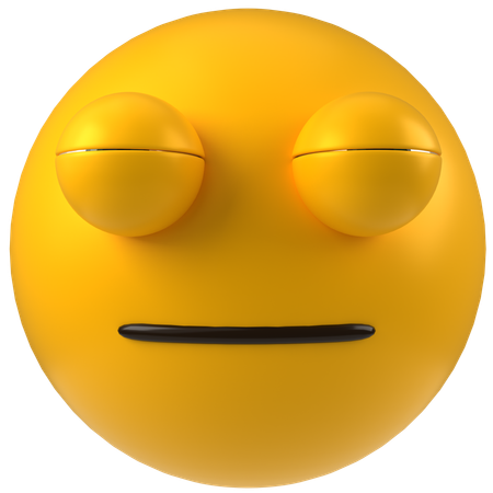 Relax Emoji  3D Icon