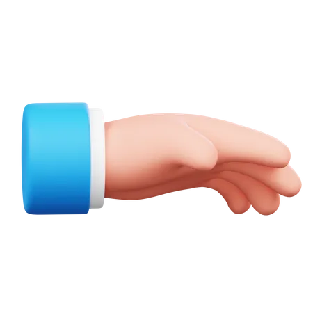 Relax Hand Gesture  3D Icon