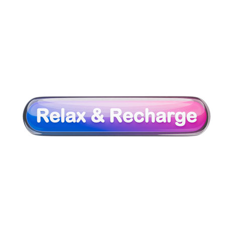 Relaxe e recarregue  3D Icon