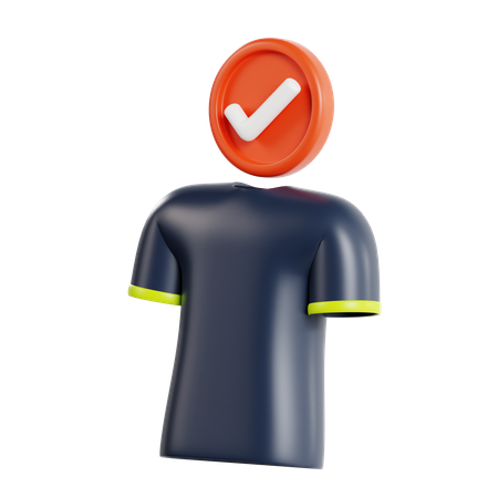 Relaxed Dress Code  3D Icon