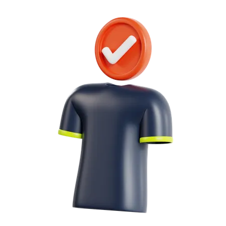 Relaxed Dress Code  3D Icon