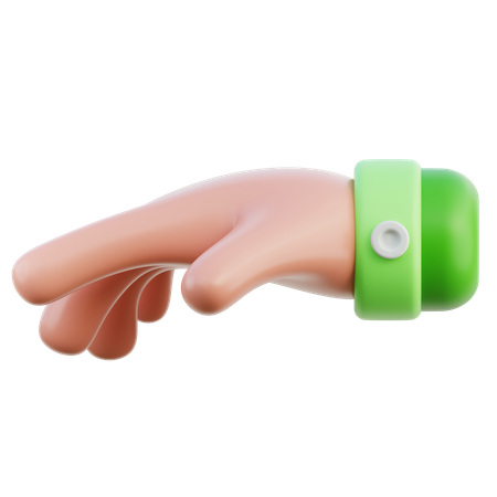 Relaxed hand gesture  3D Icon