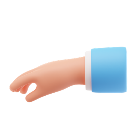 Relaxed hand gesture  3D Icon