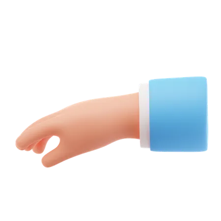Relaxed hand gesture  3D Icon