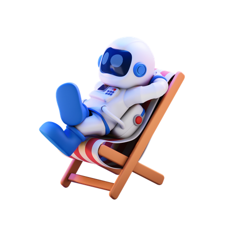 Relaxing  3D Illustration