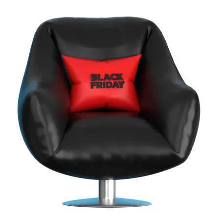 Relaxing Chair Black Friday  3D Icon