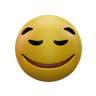 relieved face emoji design assets