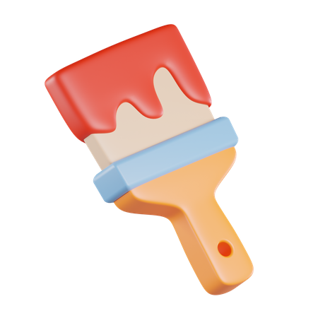 Rellenar color con pincel  3D Icon