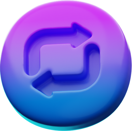 Reload  3D Icon