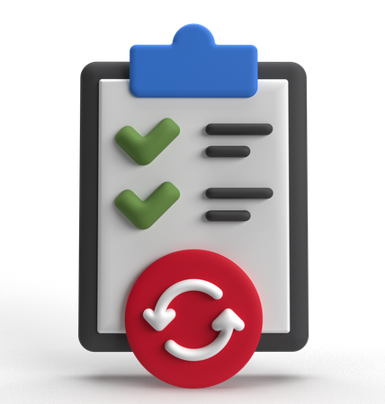 Reload Checklist  3D Icon