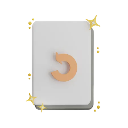 Reload Document  3D Icon