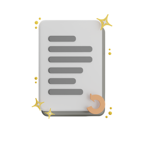 Reload File  3D Icon