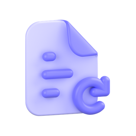 Reload File  3D Icon