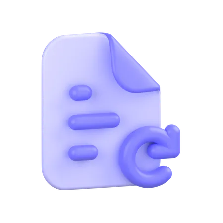 Reload File  3D Icon