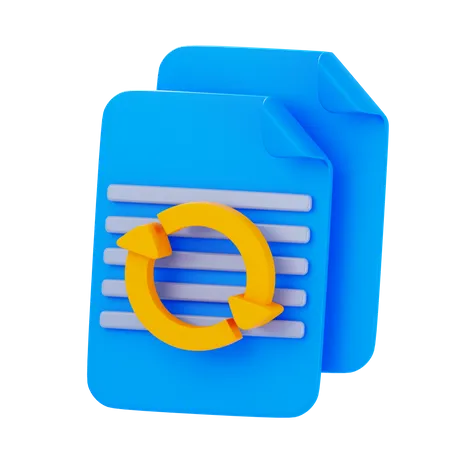 Reload File  3D Icon