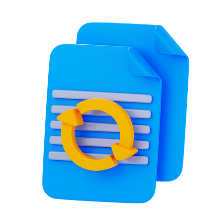 Reload File  3D Icon