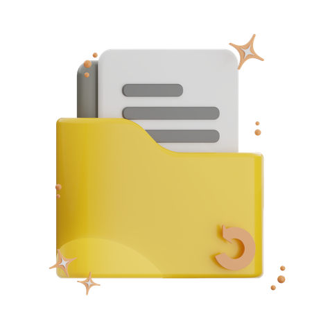Reload Folder  3D Icon
