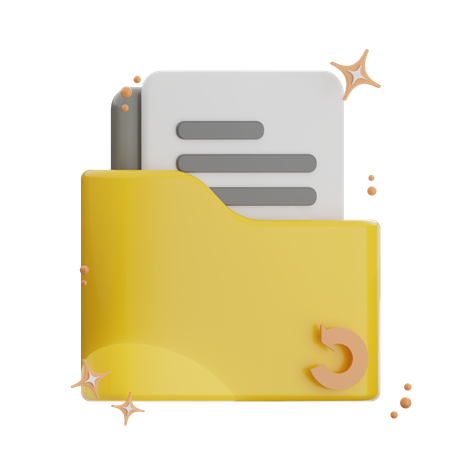 Reload Folder  3D Icon