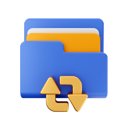 Reload Folder  3D Icon