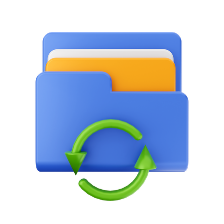 Reload Folder  3D Icon