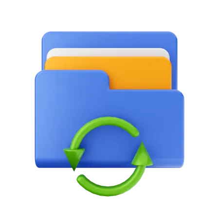 Reload Folder  3D Icon