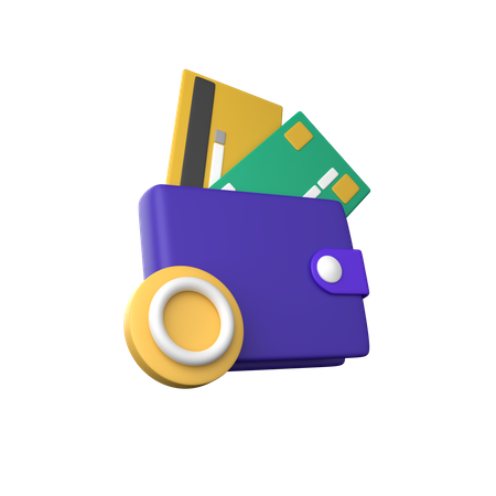 Reload Wallet  3D Icon