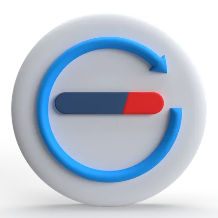 リロード  3D Icon