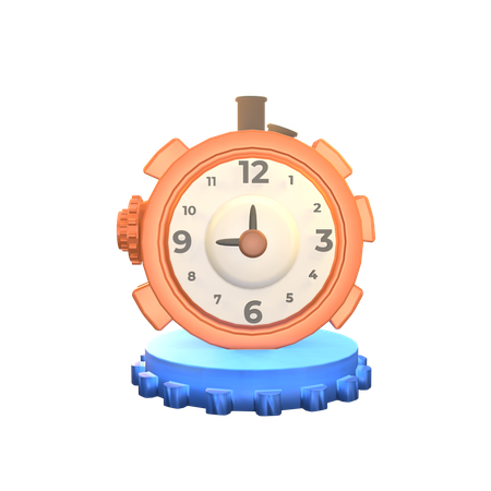 Relógio de fábrica  3D Icon