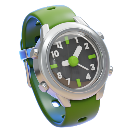 Relógio de pulso  3D Icon