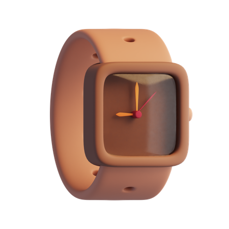 Relógio de pulso  3D Icon