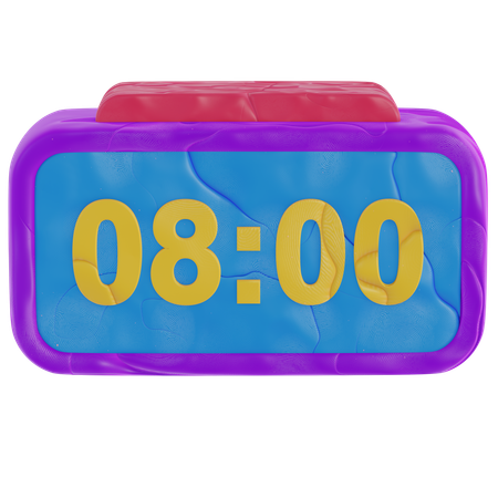 Relógio escolar  3D Icon