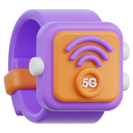 Relógio inteligente 5g  3D Icon