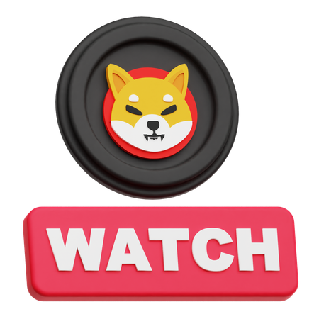Relógio shiba inu  3D Icon