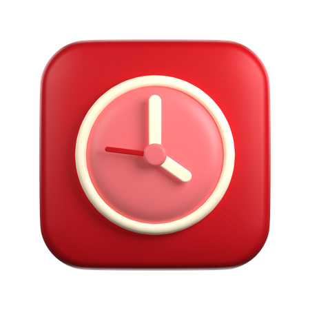 Reloj  3D Icon