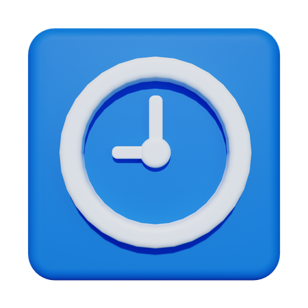 Reloj  3D Icon