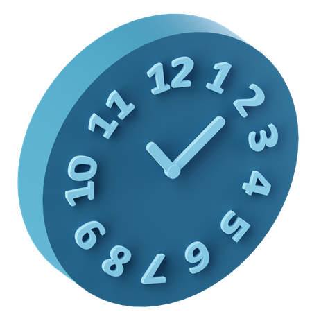 Reloj  3D Icon