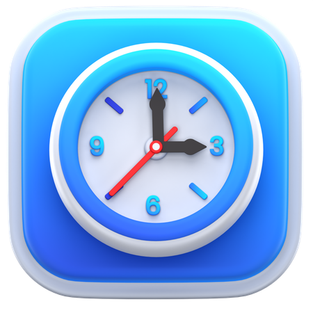 Reloj  3D Icon