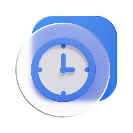 Reloj  3D Icon